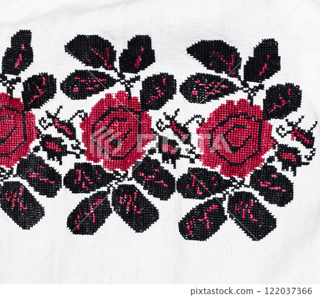 Handmade embroidery, folk arts and crafts Handmade embroidery, folk arts and crafts 122037366