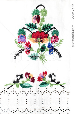 Handmade embroidery, folk arts and crafts Handmade embroidery, folk arts and crafts 122037386