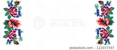 Handmade embroidery, folk arts and crafts Handmade embroidery, folk arts and crafts 122037397