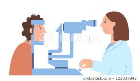 Slit lamp poster Slit lamp poster 122037942