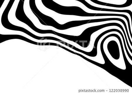 Amazing liquify lines effect on black and white, vector illustration. Eps 10 Amazing liquify lines effect on black and white, vector illustration. Eps 10 122038990