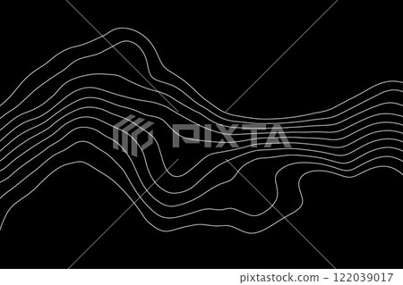 Black and white waves. Modern Vector Background. Stylish texture with wavy stripes lines. Eps 10 Black and white waves. Modern Vector Background. Stylish texture with wavy stripes lines. Eps 10 122039017