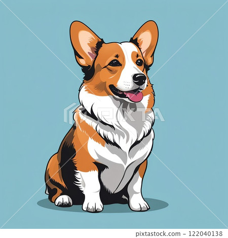 Brown Corgi Cardigan Brown Corgi Cardigan 122040138