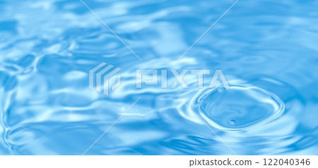 Clean water surface 122040346
