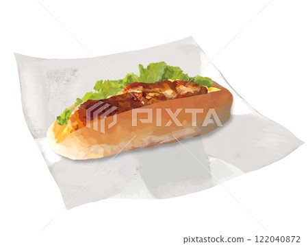 照燒雞肉麵包（附包裝紙） 122040872