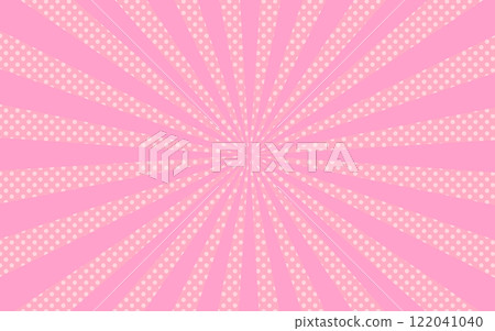 Concentrated lines, dots, pink Concentrated lines, dots, pink 122041040