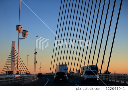 首都高速公路葛飾豎琴橋 122041041