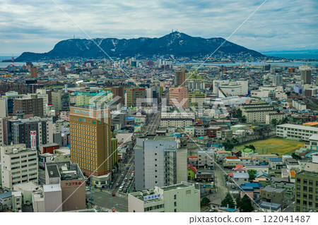 [#Hakodate] Mount Hakodate seen from Goryokaku 122041487