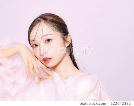 女性美容肖像護膚化妝品 122042382