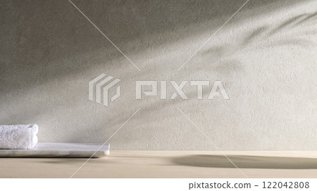 Natural beige background with a warm ambience. 122042808