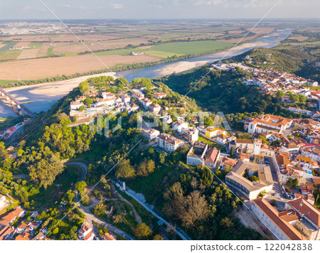 Aerial view of Santarem, Portugal Aerial view of Santarem, Portugal 122042838