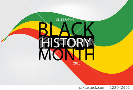 Black History Month Stylish Design Black History Month Stylish Design 122042991