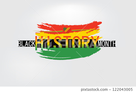 Black History Month Stylish Design Black History Month Stylish Design 122043005