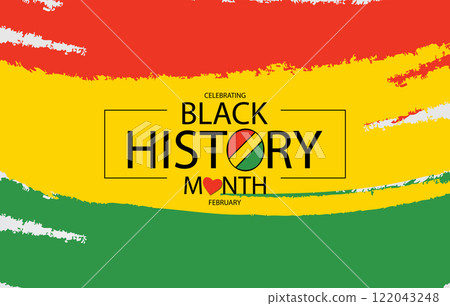Black History Month Stylish Design Black History Month Stylish Design 122043248