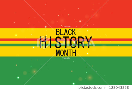 Black History Month Stylish Design 122043258