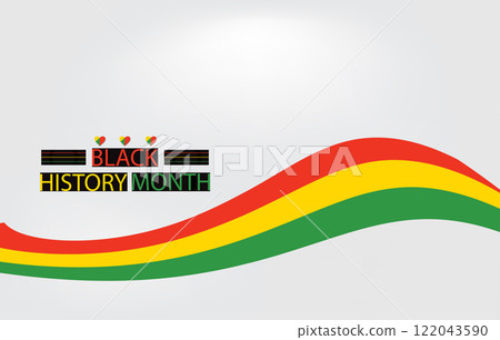 Black History Month Beautiful And Stylish Design Black History Month Beautiful And Stylish Design 122043590