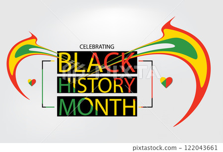 Black History Month Beautiful And Stylish Design Black History Month Beautiful And Stylish Design 122043661
