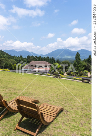 Refreshing early summer: Summer scenery of the Hiruzen Plateau, near the Hiruzen Herb Garden Refreshing early summer: Summer scenery of the Hiruzen Plateau, near the Hiruzen Herb Garden 122044559