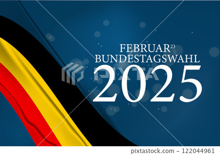 Bundestagswahl 23 februar 2025 Design Bundestagswahl 23 februar 2025 Design 122044961