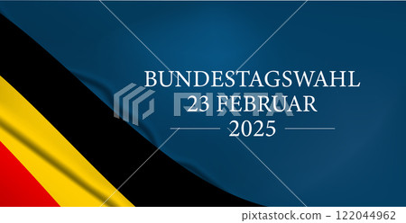 Bundestagswahl 23 februar 2025 Design Bundestagswahl 23 februar 2025 Design 122044962