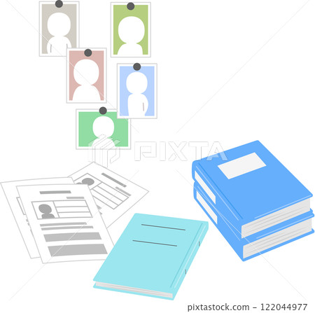 Multiple photos and personal information documents and files Multiple photos and personal information documents and files 122044977