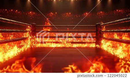 "A blazing battle ring of fire." 122045022