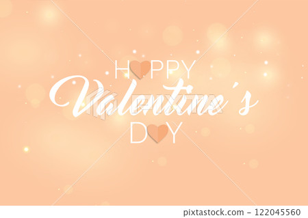 A Festive Valentine's Day Beautiful Design 122045560