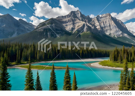 beautiful view of the lake 122045605