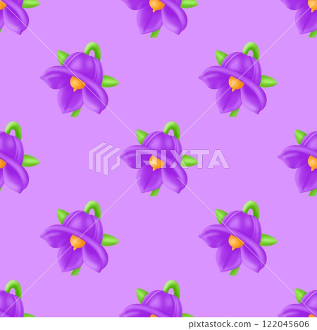 seamless pattern with magnolia seamless pattern with magnolia 122045606