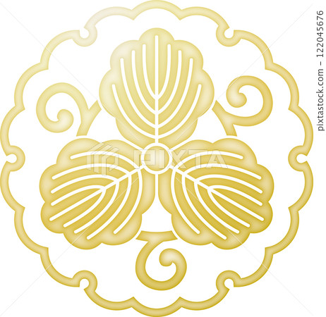 Family crest: Snowflake and trivet [gold] 122045676