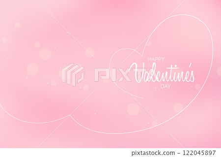 Artistic Valentine's Day Heart Layout Artistic Valentine's Day Heart Layout 122045897