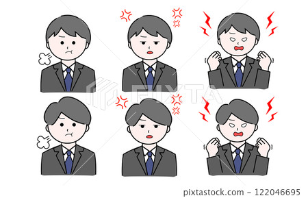 男性插畫集/憤怒/沮喪/憤怒（套裝） 122046695