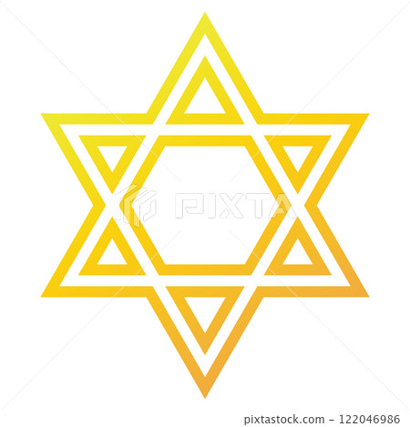Hexagram icon Hexagram icon 122046986
