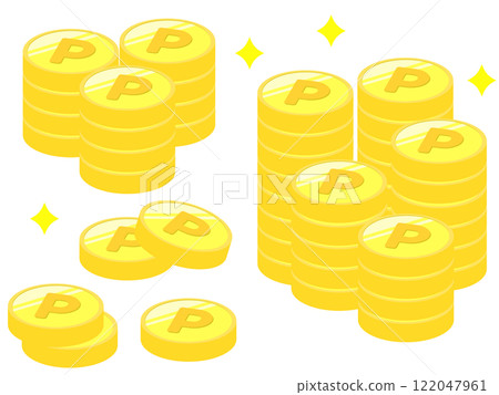 大量積分幣插圖 - Poikatsu 活動 122047961