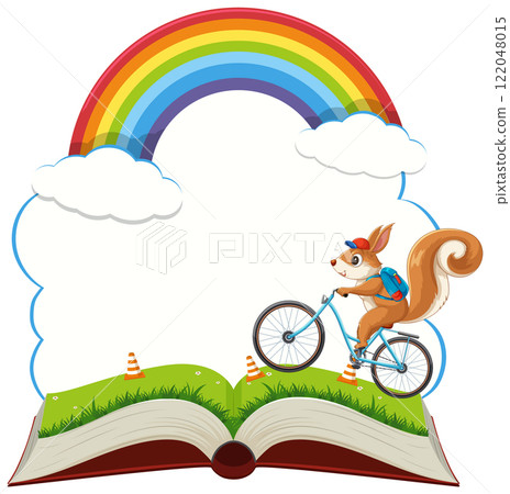 Squirrel's Adventure on a Bicycle Squirrel's Adventure on a Bicycle 122048015