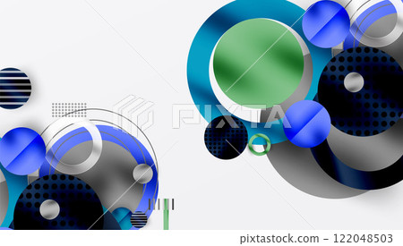 Abstract background - layered geometric shapes with smooth gradients and transparency Abstract background - layered geometric shapes with smooth gradients and transparency 122048503