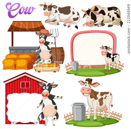 Farm Animals and Barnyard Scenes 122048949