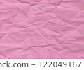Wrinkled, rough paper, pink 122049167
