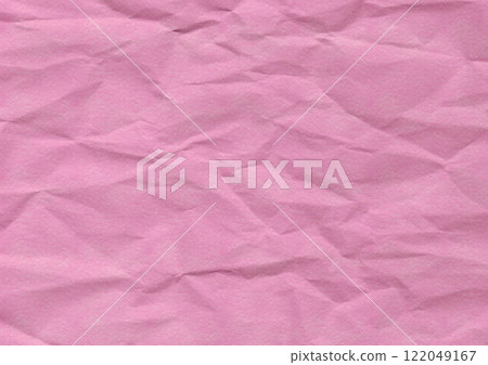 Wrinkled, rough paper, pink 122049167