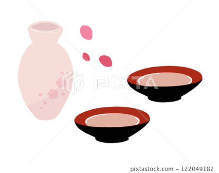 Hinamatsuri 的 Toso 的向量插圖 Hinamatsuri 的 Toso 的向量插圖 122049182