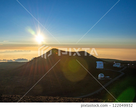 [Big Island of Hawaii] Sunset seen from Mauna Kea 122049932