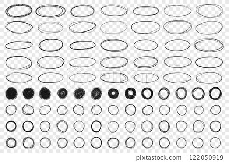 Circle line sketch icon in hand drawn style. Circular scribble doodle vector illustration on isolated background. Pencil or pen bubble sign business concept. Circle line sketch icon in hand drawn style. Circular scribble doodle vector illustration on isolated background. Pencil or pen bubble sign business concept. 122050919
