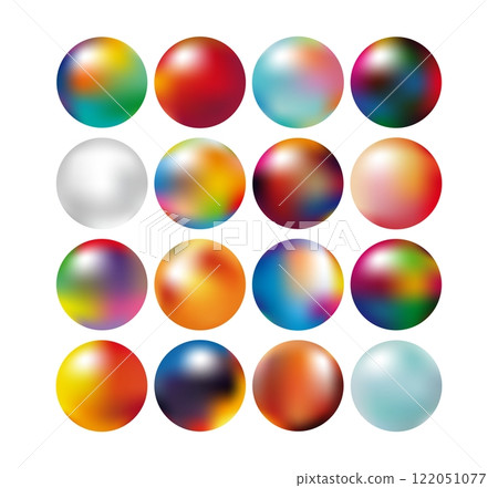 multi-colored bright balls with mixed paints multi-colored bright balls with mixed paints 122051077