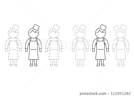 勞動力短缺圖示圖像(職員) 勞動力短缺圖示圖像(職員) 122051262