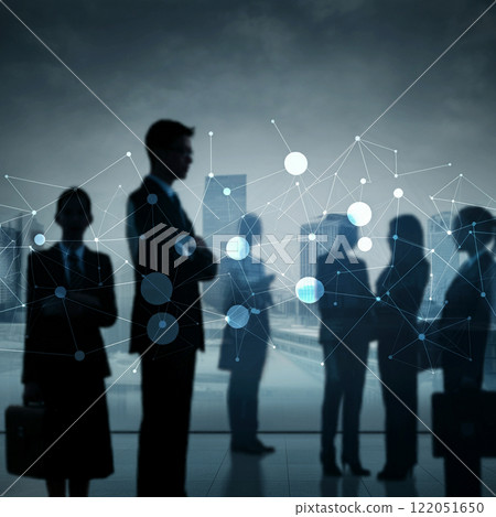 Image of business accelerating through networks 122051650