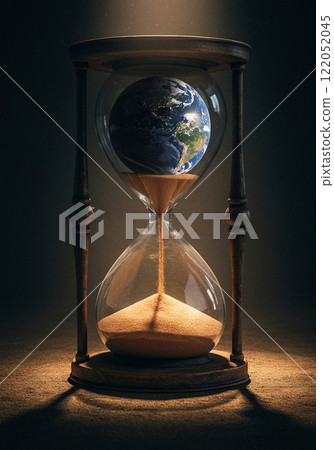 Earth, sand and hourglass Earth, sand and hourglass 122052045
