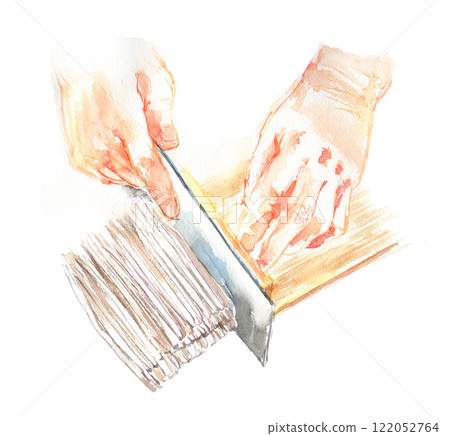 Handmade soba noodles – craftsmanship 122052764