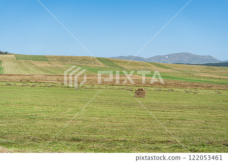 Rural landscape with canyon and river Rural landscape with canyon and river 122053461