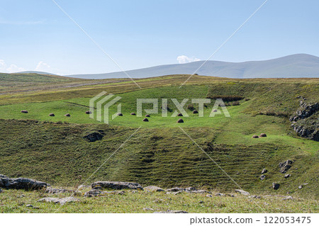 Rural landscape with canyon and river Rural landscape with canyon and river 122053475
