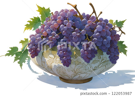 水彩畫/蔬果-葡萄_06 122053987